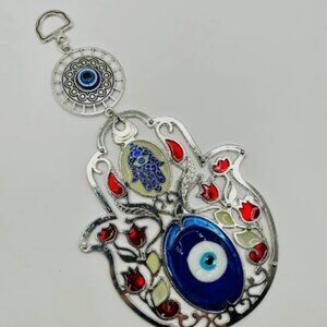 Evil Eye Wall Hanging - Fatima hand Protection - EVIL EYE